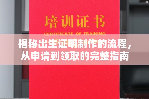 杭州揭秘出生证明制作的流程，从申请到领取的完整指南